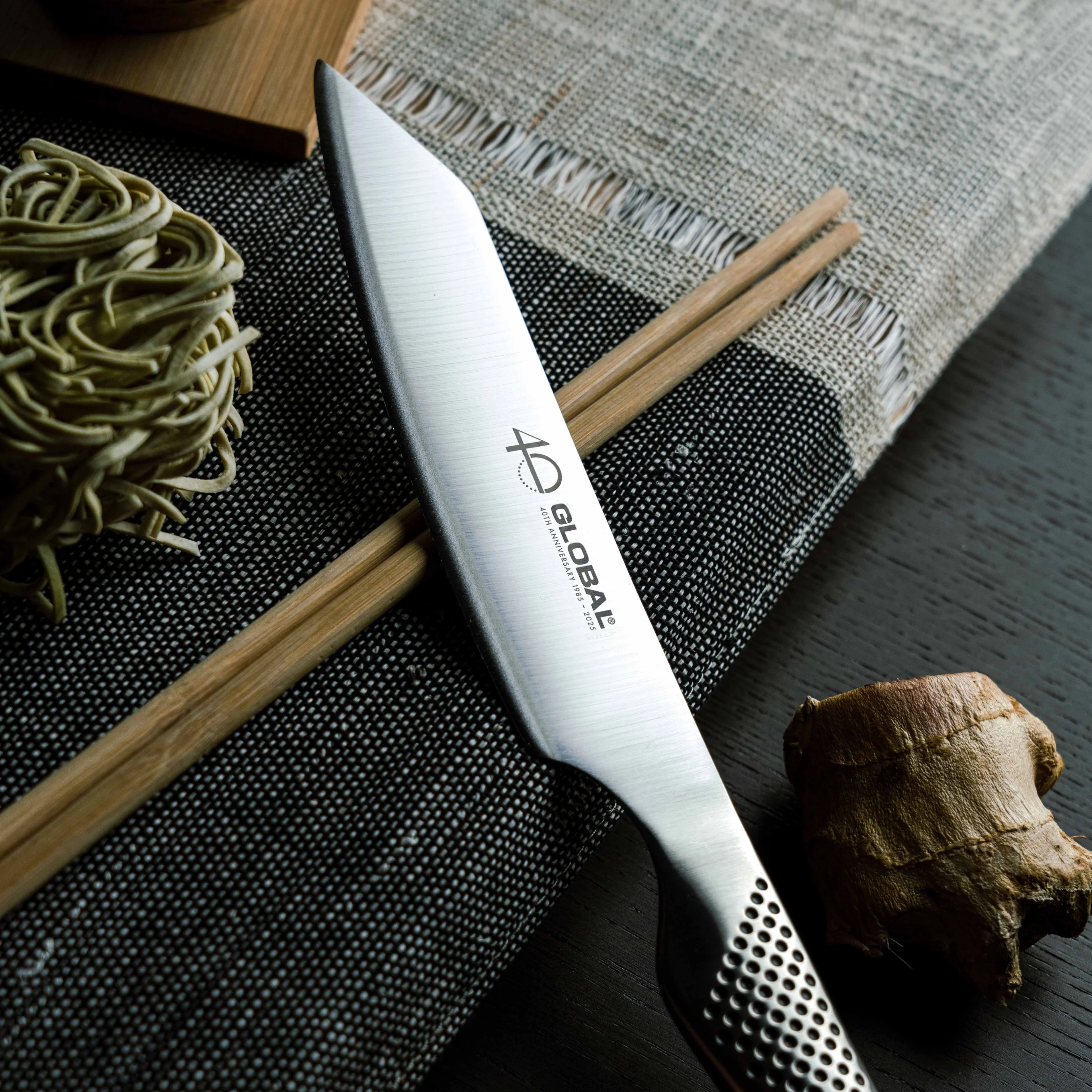 Global 40th Anniversary Kiritsuke Knife 15cm - Image 6